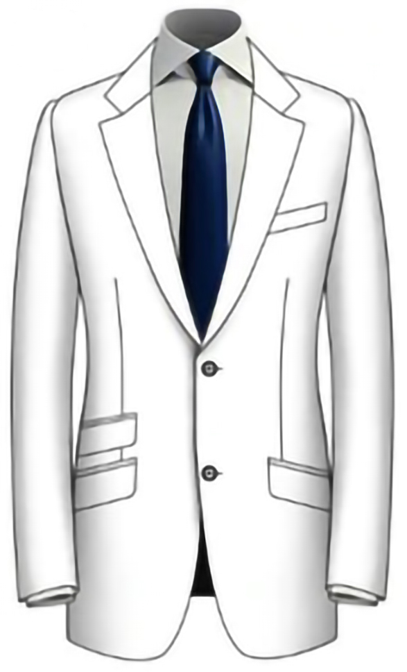 Jacket Pockets Flap Slant w_ Flap Slant Tic