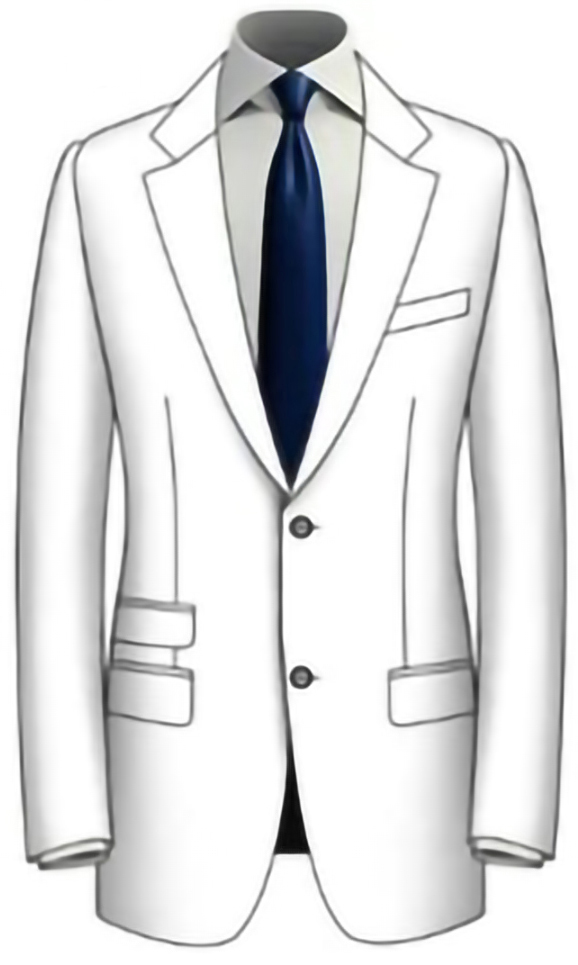 Jacket Pockets Flap Straight w_ Flap Tic