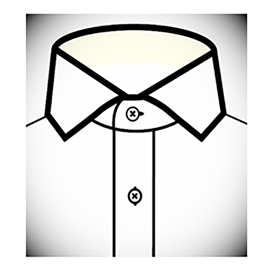 Wide Cut Away Collar