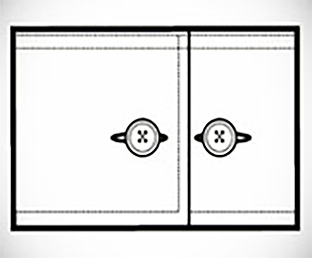 Classic 1 button Cuff Square