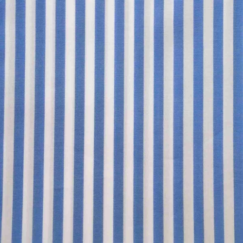 Light Blue & White Awning Stripes