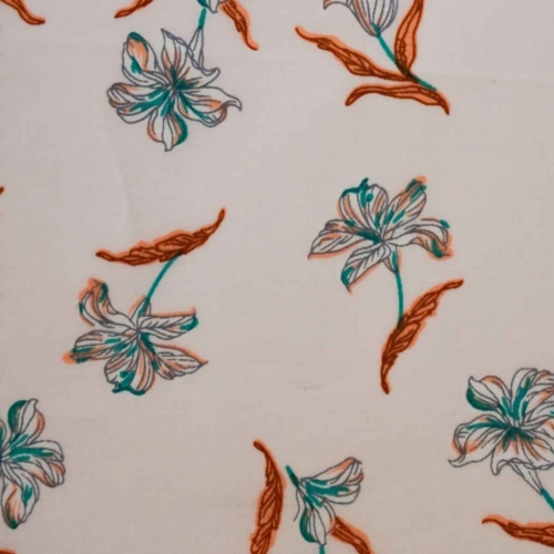 Pink, Teal & White Floral